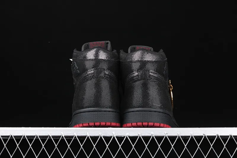 All categories Air Jordan Jordan series basketball shoes Air Jordan 1 High Air Jordan 1 Retro High OG WMNS "SP Gina" AJ1 Joe 1 Black Pearl Joint Black and Red CD7071-001